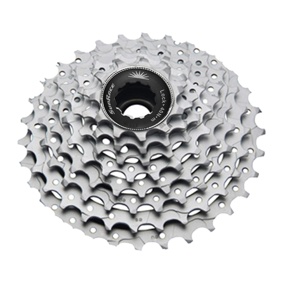 SUNRACE Cassette de Piñones MTB CSM66 | 8 Velocidades | 11-34D | Plata en Cajita CSM66.8AV0.NS1.BXB