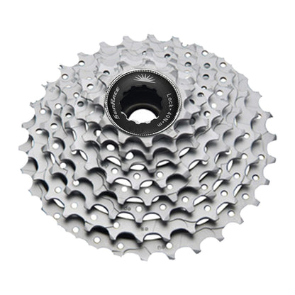 SUNRACE Cassette de Piñones MTB CSM66 | 8 Velocidades | 11-34D | Plata en Cajita CSM66.8AV0.NS1.BXB
