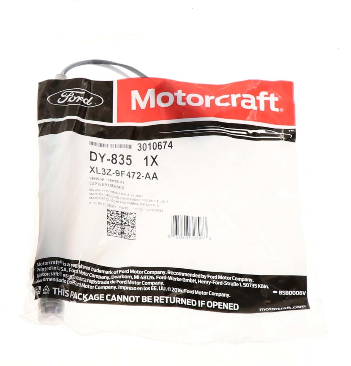Motorcraft DY835 Sensor de oxígeno