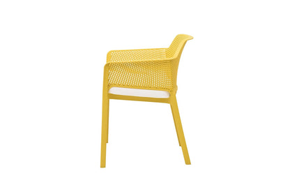 Alterego Silla de Exterior Tampico, Color Amarillo