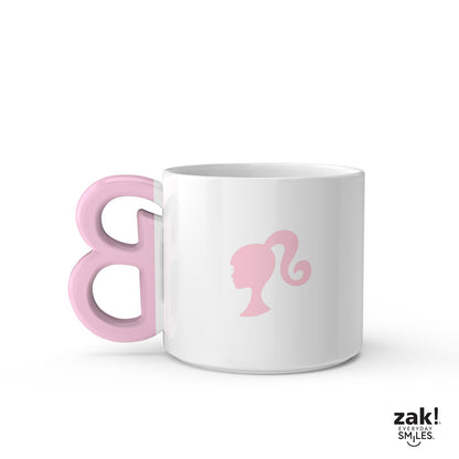 Zak Designs Taza Cerámica Barbie para Bebidas Calientes 15 Onzas