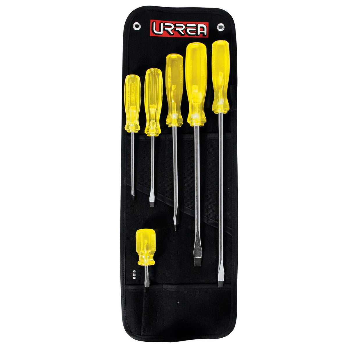 Urrea Juego de Destornilladores Mango Ámbar Combinados - 6 piezas 9600B