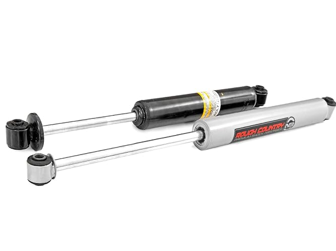 Rough Country N3 Performance Amortiguador Compatible con Jeep Wrangler JK Premium 2007 – 2018, N3 Trasero, 0-3"