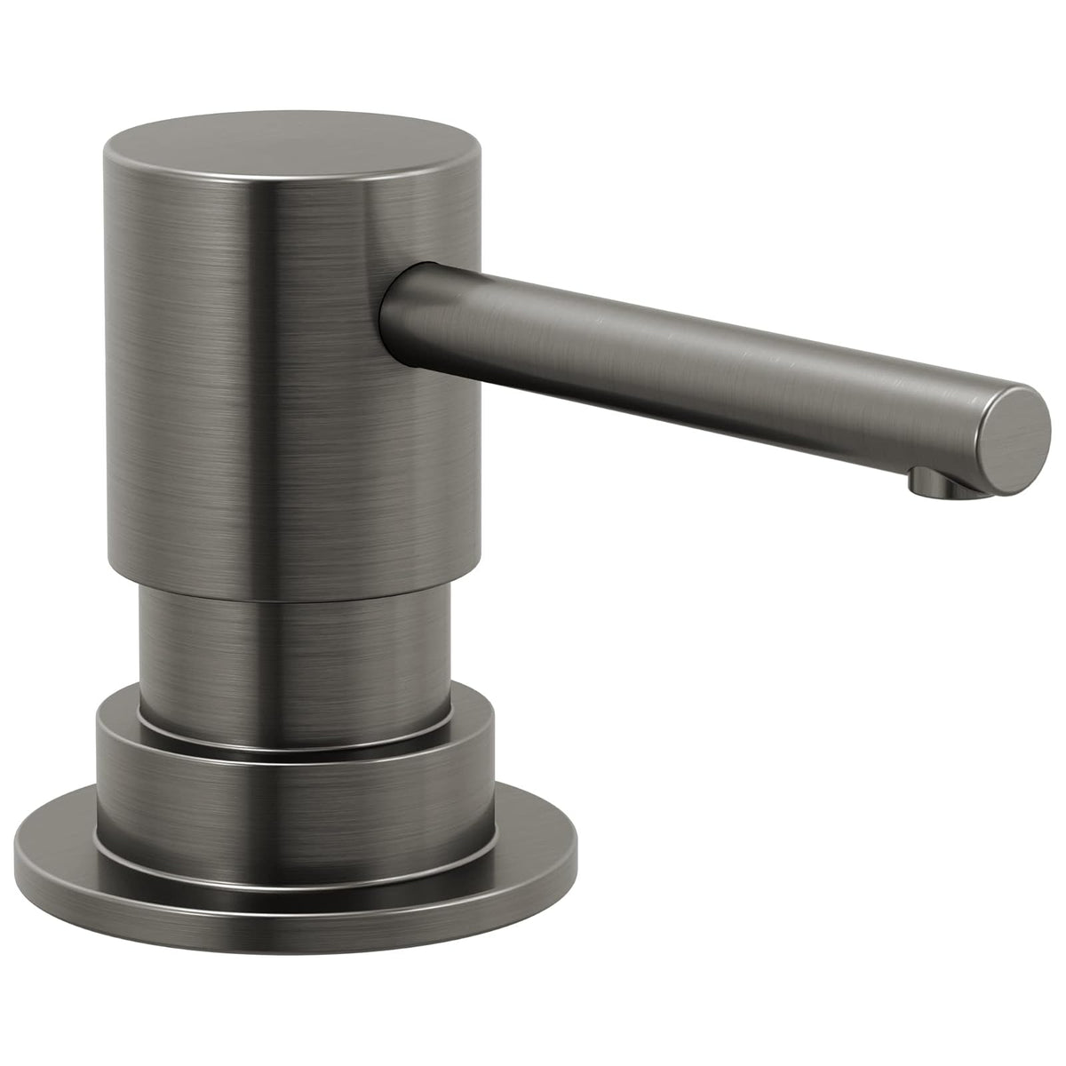 Delta Faucet RP100734KS Trinsic - Dispensador de jabón de metal, acero inoxidable negro