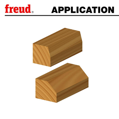 Freud 40-114: 1-5/8" (diámetro.) Broca de chaflán