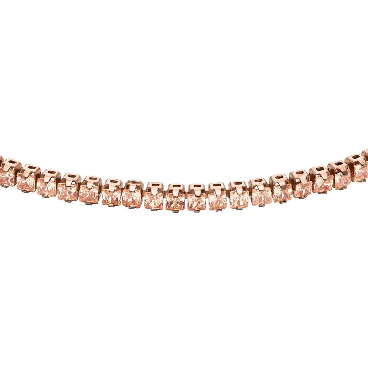 Pulsera Fossil JA7294791 Ellis de latón en tono oro rosa para mujer