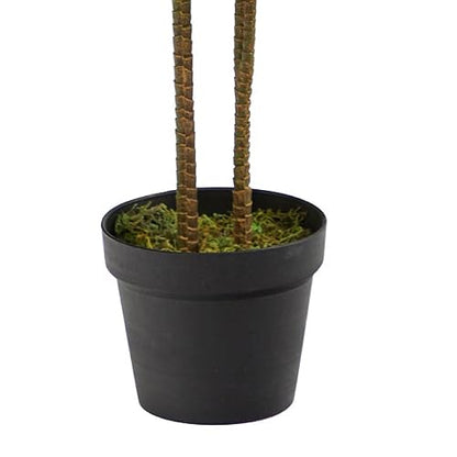 Nearly Natural 6585 Dracaena Decorative Silk Plant, 48-Inch, Green | Troncos multitonales, gran planta de seda para interiores, sin mantenimiento, sala de estar y decoración de oficina en casa