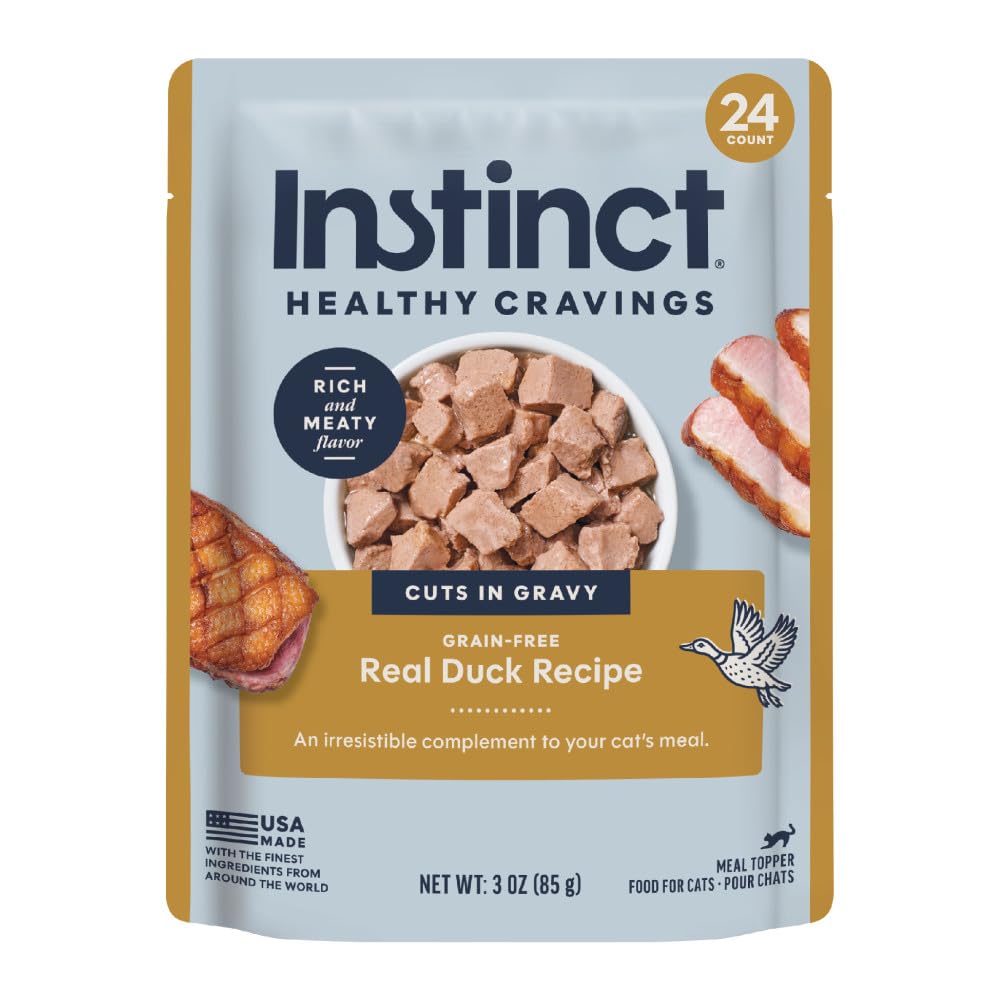 Instinct Healthy Cravings Complemento Húmedo para Gato en Salsa - Pato - 24 PIEZAS