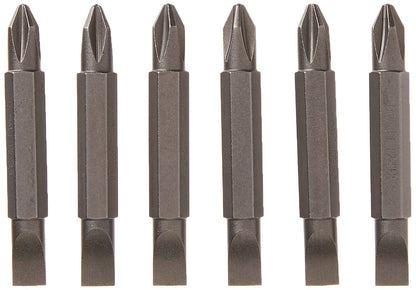 DEWALT DW2024B6 2 Phillips/No. Broca de doble punta con 8 ranuras, paquete de 6