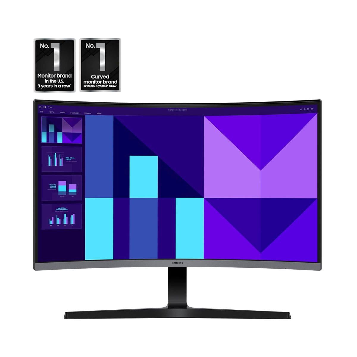 Samsung Monitor Curvo S3 de 32 Pulgadas (S39GD) FHD 100Hz, Modo de Juego, Modo de Ahorro de Ojos, Conectividad Múltiple con Puerto HDMI, Altavoces Integrados, LS32D396GANXZA, 2025
