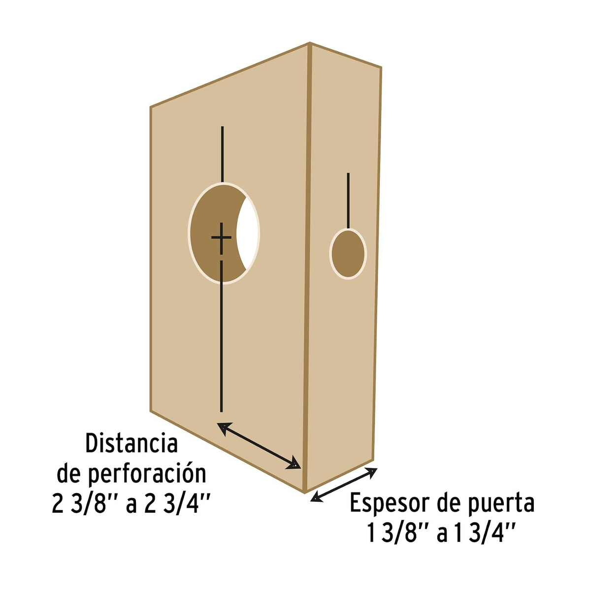 Pretul Kit-4p, Juego para instalar cerraduras, 4 pzas, Pretul