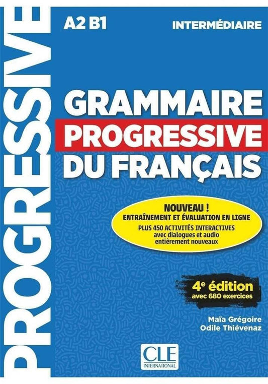Grammaire progressive du français niveau intermédiaire.(4e Édition (L+ CD))