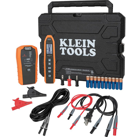 KLEIN TOOLS ET450 | Rastreador De Interruptores Y Cable | Con O Sin Energía | Localiza interruptores y sigue cables con o sin energía de forma práctica para agilizar trabajos eléctricos.