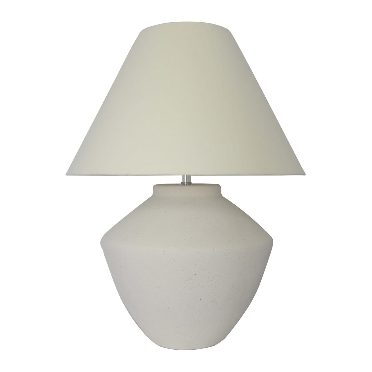 Luzerna CM-0206 Lámpara De Mesa Fagu Grande, Color Escarcha Mate, 1 Unidad