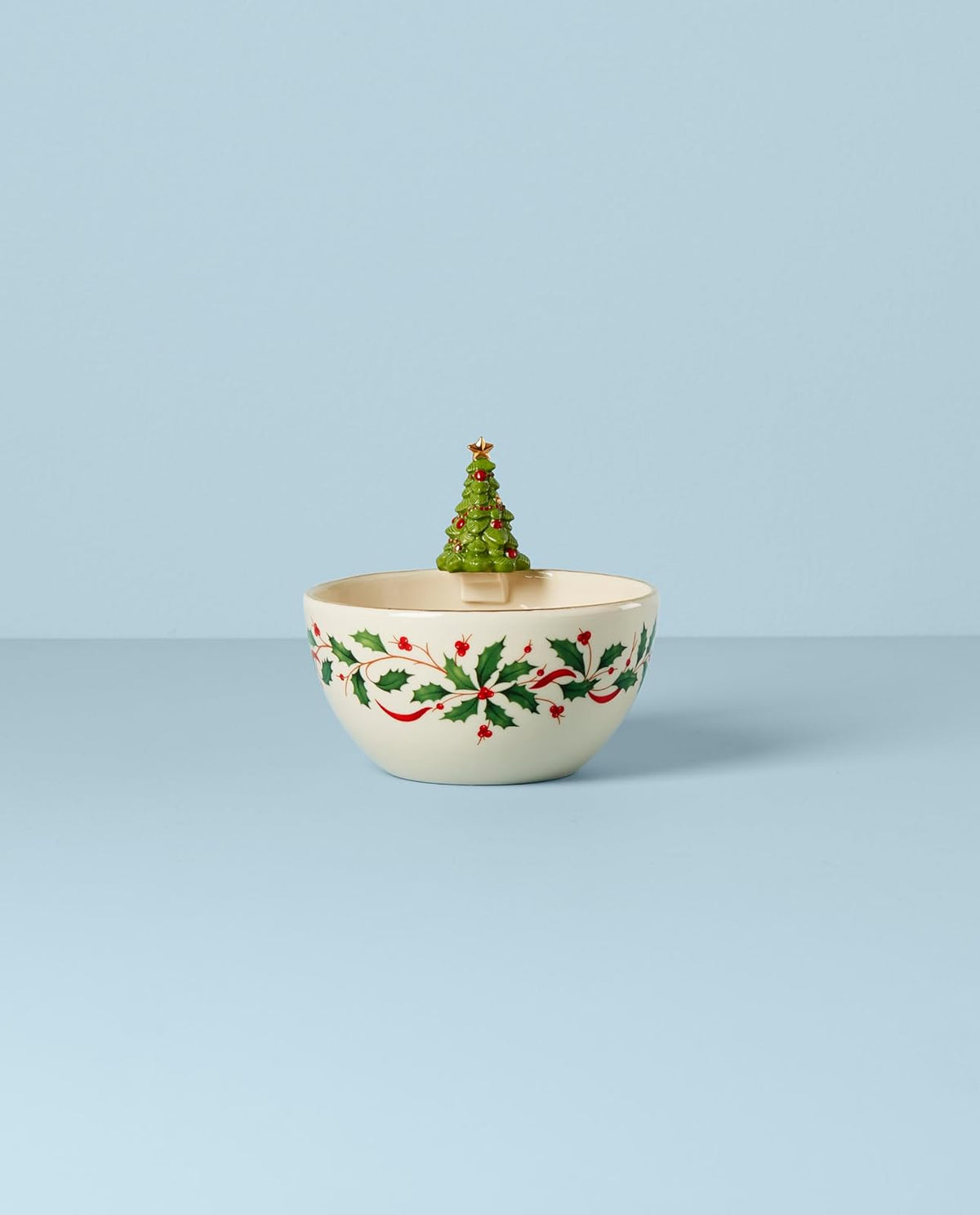 Lenox 893505 - tazón para árbol navideño, diseño navideño