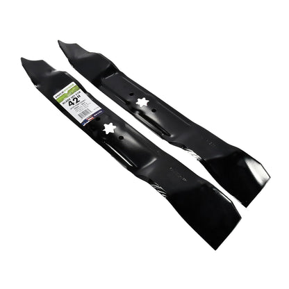 MaxPower 561532 2-Blade Mulching Set for 42 Inch Cut MTD/Cub Cadet/Troy-Bilt Replaces 742-04126, 742-0616, 742-0616A, 942-04126, 942-0616A, 942-0616