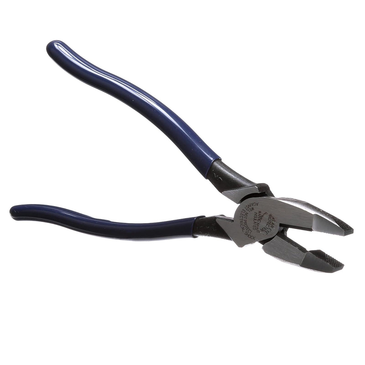 Klein Tools D213-9NETP Pinza de Electricista Alta Palanca con Jalaguía, Cabeza Inglesa, 9"