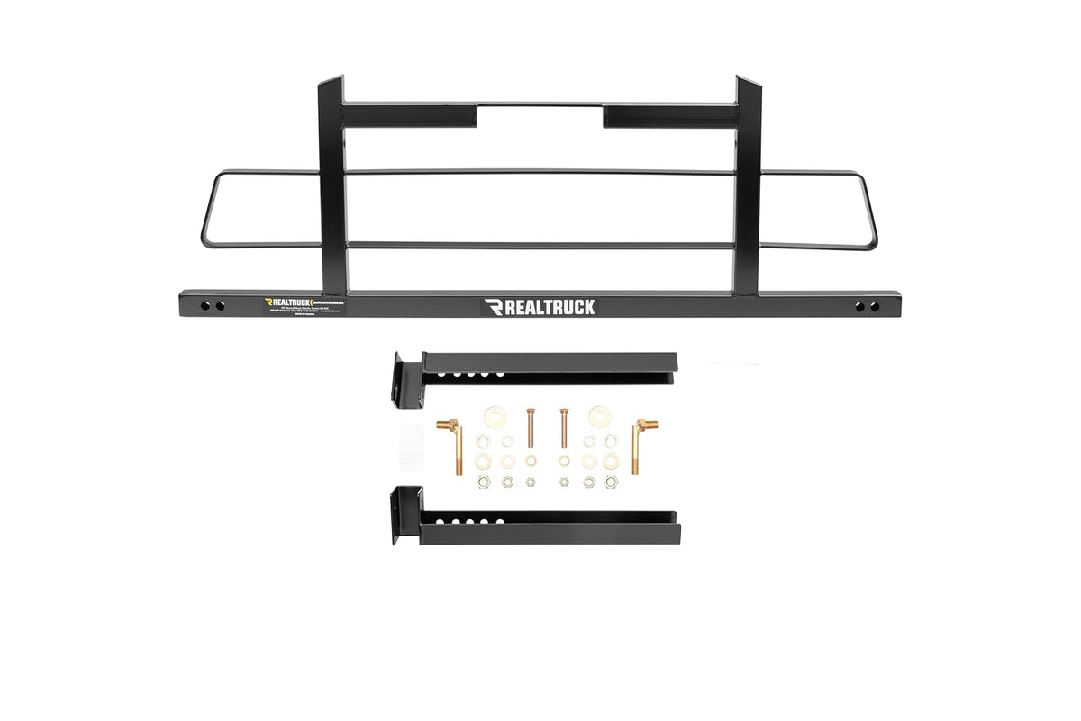 BACKRACK 40122 RealTruck Kit Hardware Respaldo Perfil Bajo Negro Sin Taladro para Chevrolet/GMC Silverado/Sierra 1500 LD/Limited 19-25