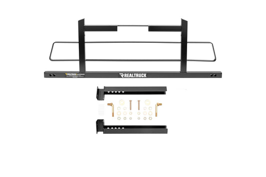 BACKRACK 40122 RealTruck Kit Hardware Respaldo Perfil Bajo Negro Sin Taladro para Chevrolet/GMC Silverado/Sierra 1500 LD/Limited 19-25