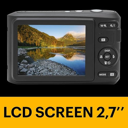 Kodak PIXPRO FZ45-WH - Cámara Digital de 16 MP, Zoom óptico de 27 mm, Gran Angular, 1080P, Full HD, Video, 2,7 Pulgadas, cámara de vlogging LCD (Blanco)