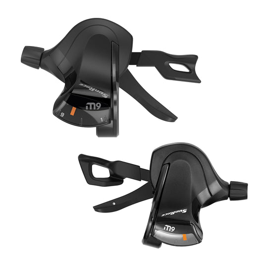 SUNRACE Palanca de Mando Montaña M9 3x9P Shifter Cajita DLM903.9300.0S0.BXB (2 Piezas)
