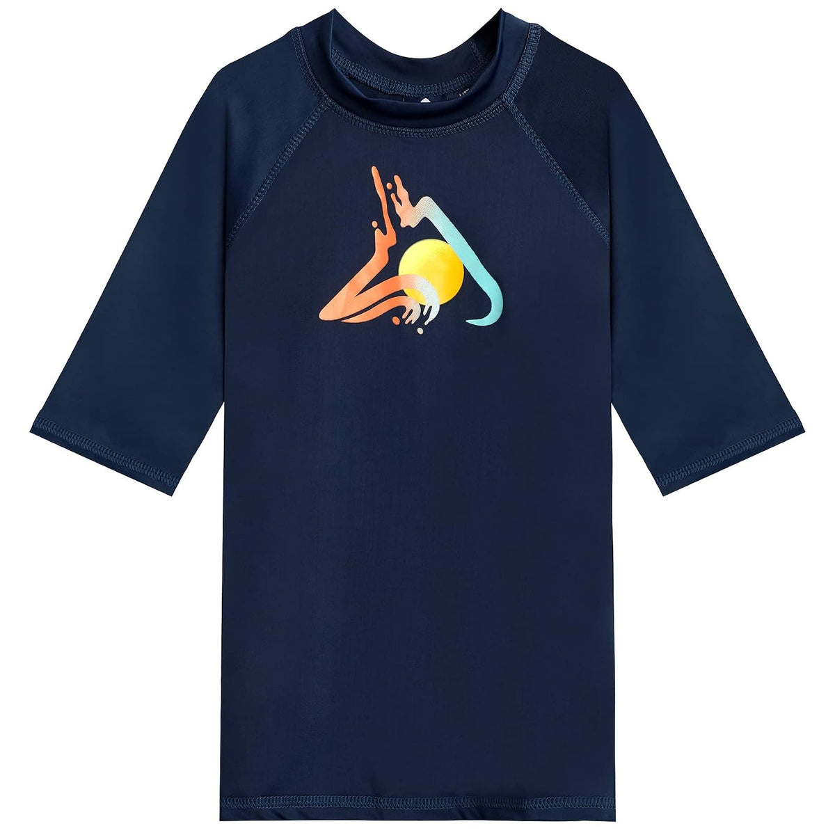 Kanu Surf Abacos - Protector Solar UPF 50+ Playera contra Sarpullido para Niños - Azul marino infinito. - 3 Años