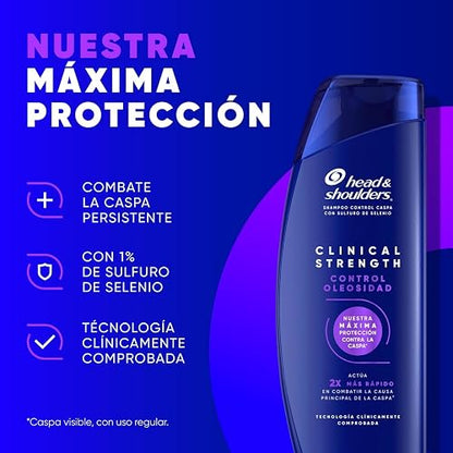 Head & Shoulders Shampoo Clinical Control Oleosidad 400 ml