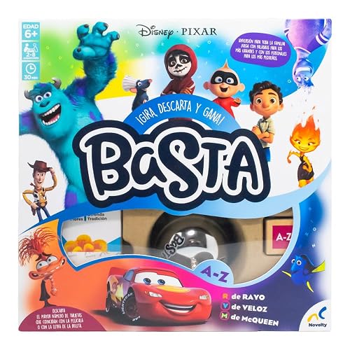 Disney Juego de Mesa Basta Deluxe Disney Pixar - Novelty Corp