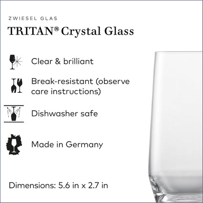 schott zwiesel Tritan vidrio puro colección de copas copa vino blanco de vidrio, 10.1-ounce, juego de 6, Vaso, Tumbler, Set de 6, 1