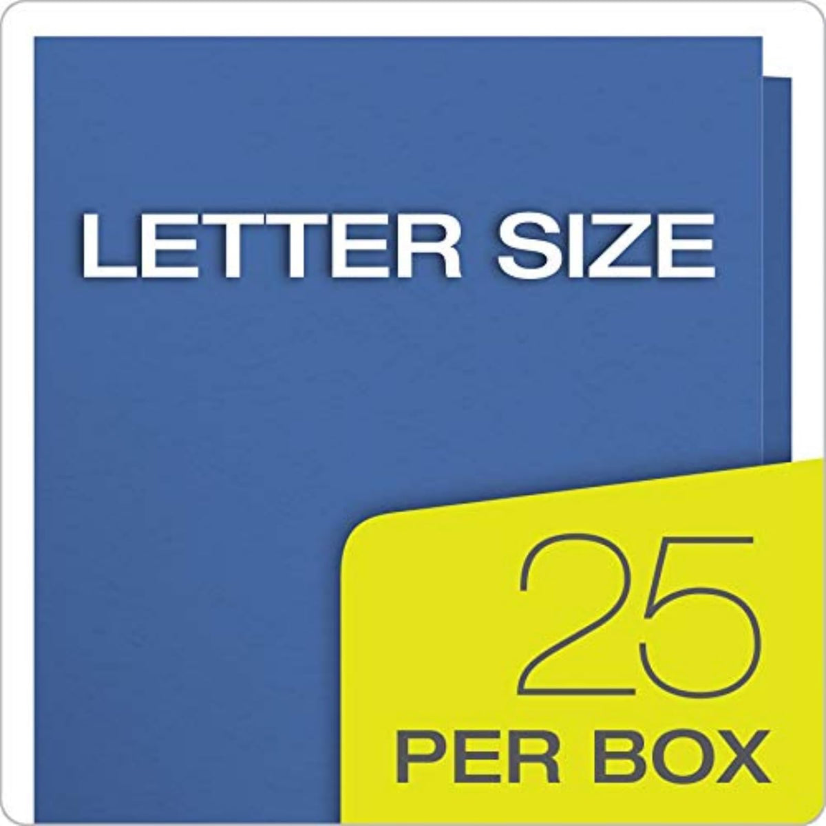 Oxford 57702 Portafolios con doble bolsillo, Assorted Colors (Royal Blue, Red, Yellow, Teal, Purple)