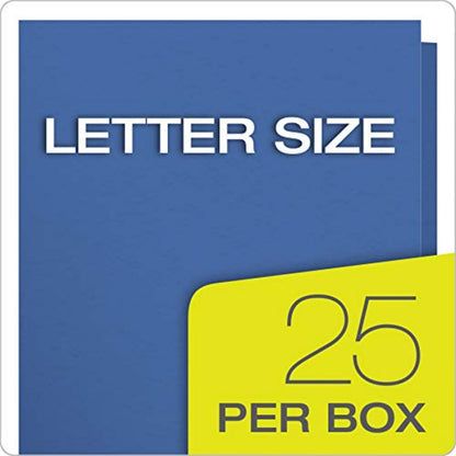 Oxford 57702 Portafolios con doble bolsillo, Assorted Colors (Royal Blue, Red, Yellow, Teal, Purple)