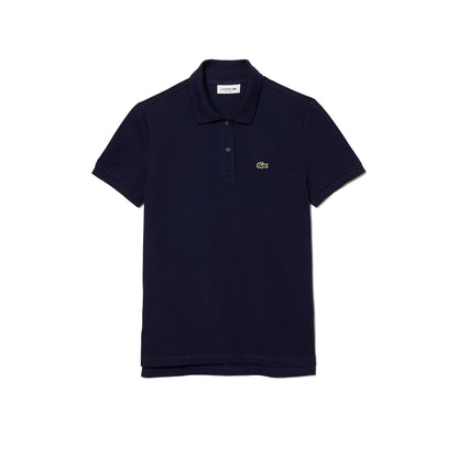 Lacoste Polo Petit Piqué Corte Regular Mujer - 34 - Azul Marino