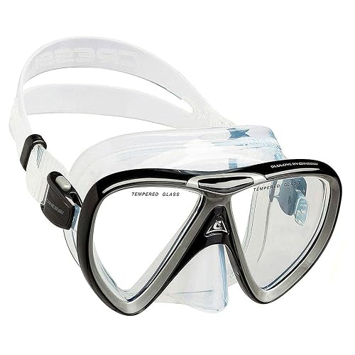 Cressi Kit de Snorkel para Adultos, máscara y Snorkel - Equipo de Calidad para Descubrir el Mundo Submarino | Ikarus & Orion: Diseñado en Italia