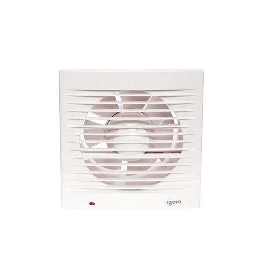 iGoto EX6-18W Extractor de aire empotrable 18W, Color Blanco, 21X21 cm