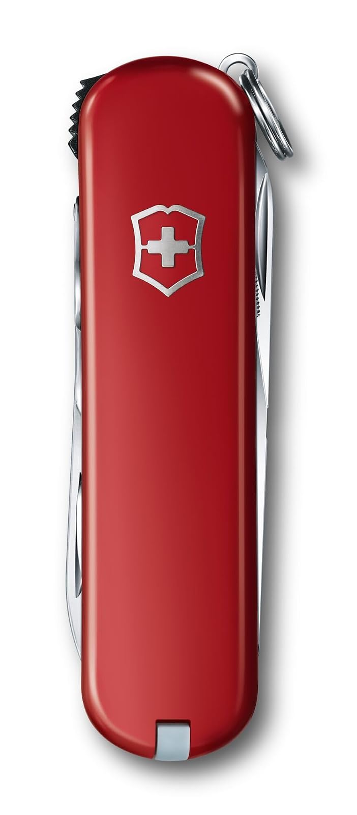Victorinox Nail Clip 580, color Rojo Transparente, 8 Usos