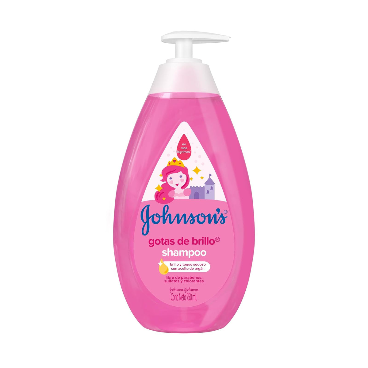Johnson's Baby Shampoo Johson's Gotas De Brillo 750 Ml, color, 750 ml, pack of/paquete de