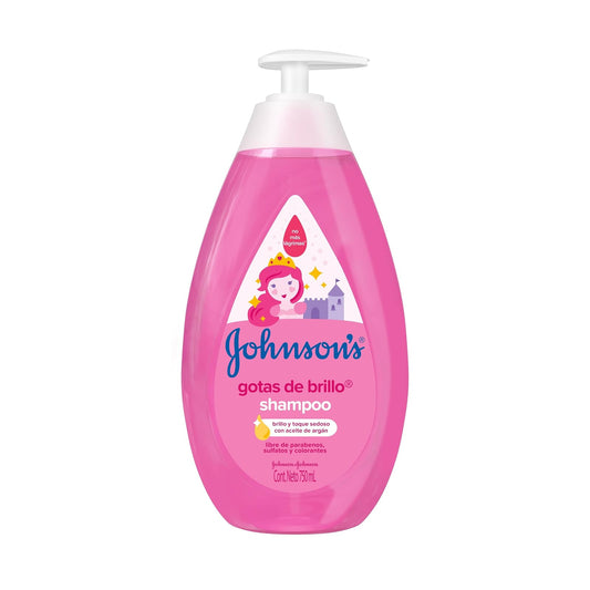 Johnson's Baby Shampoo Johson's Gotas De Brillo 750 Ml, color, 750 ml, pack of/paquete de