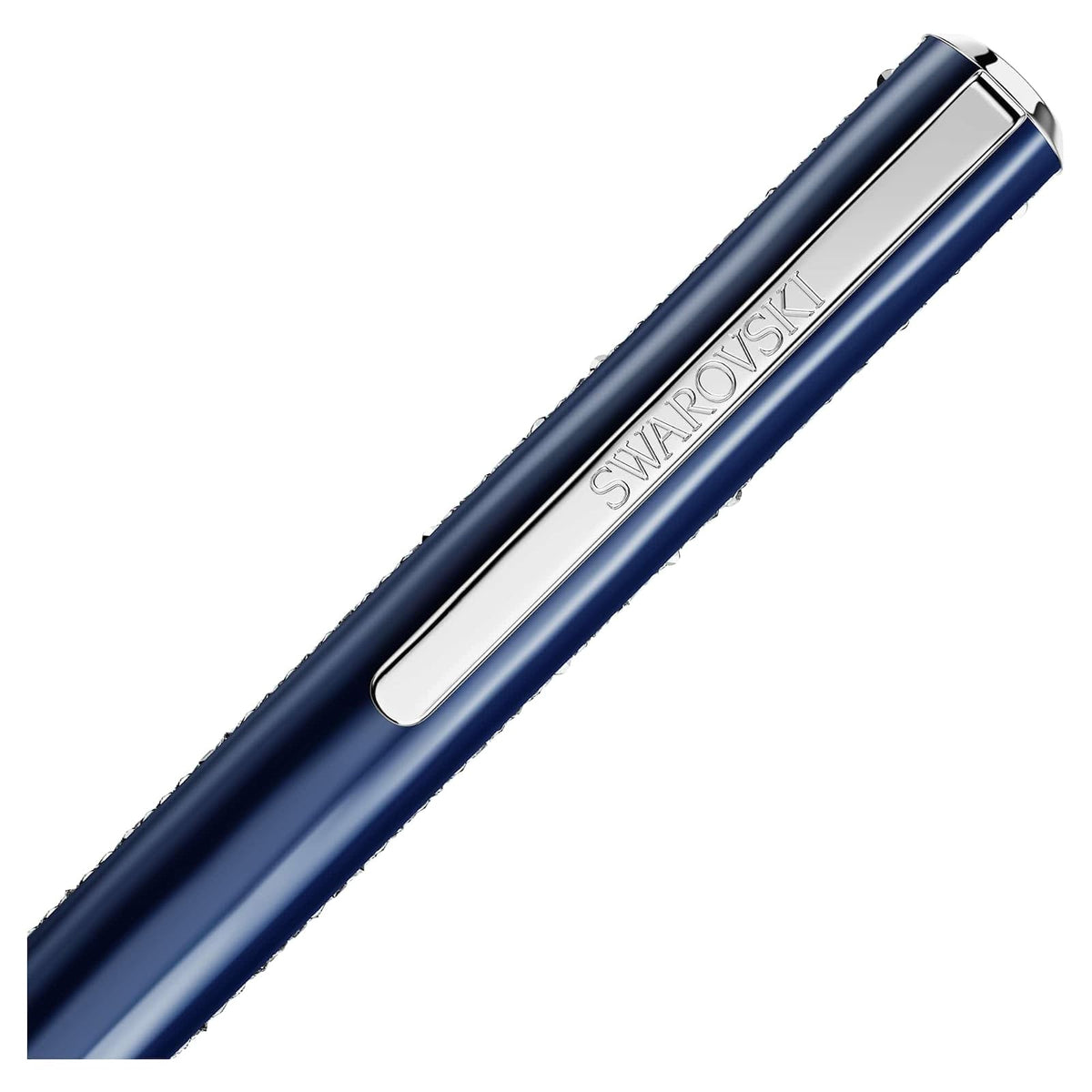 Swarovski Bolígrafo Crystal Shimmer Glide, Azul, Lacado azul, cromado