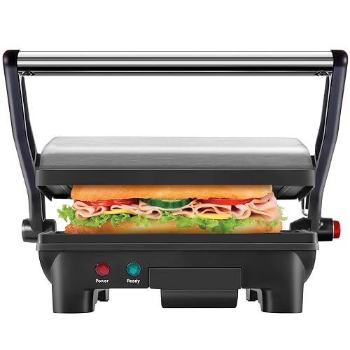 Chefman RJ02-180 Parrilla, Prensa Panini Grill y Gourmet Sandwich Maker
