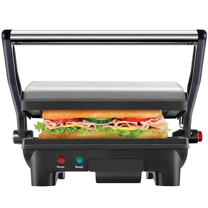 Chefman RJ02-180 Parrilla, Prensa Panini Grill y Gourmet Sandwich Maker