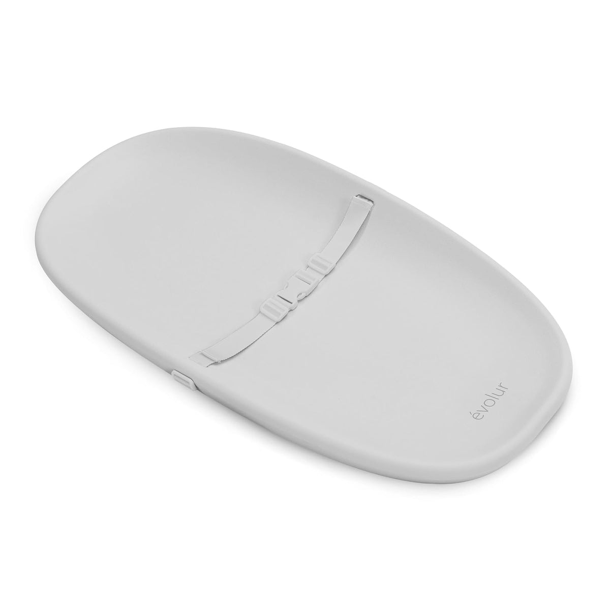 Evolur Eva Baby Changing Pad in Light Gray, Soft and Breathable, Lightweight and Portable Changing Pad, Fits all Changing Table, Waterproof Firm Padding
