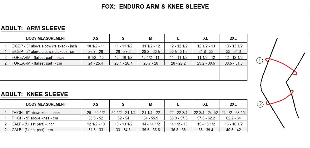 Fox Racing Enduro Mountain Biking Elbow Guard