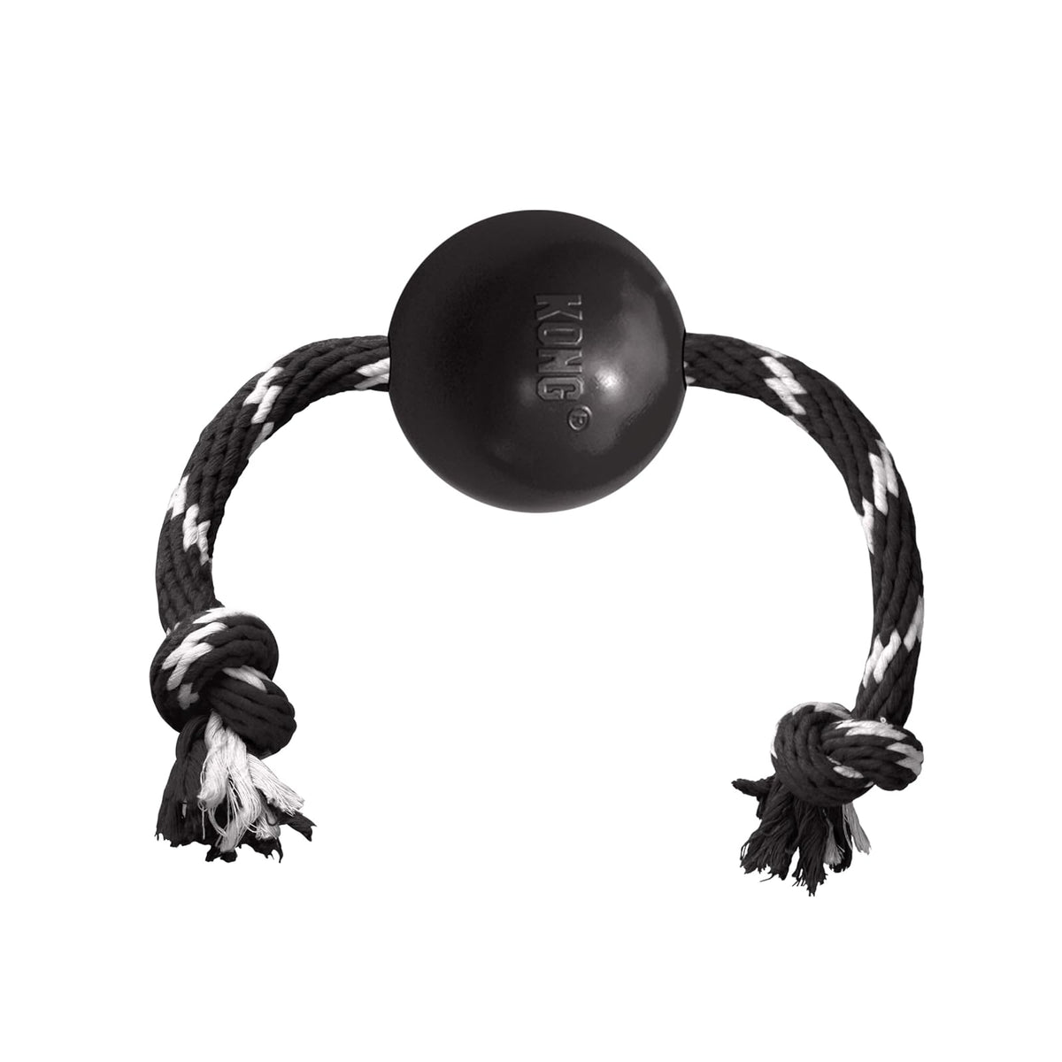 Kong Extreme Pelota de Caucho con Cuerda para Perros Grandes