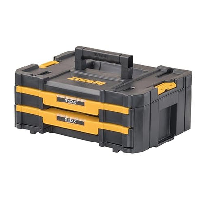 DEWALT Caja Organizadora de Herramientas TSTAK de 2 Cajones DWST17804