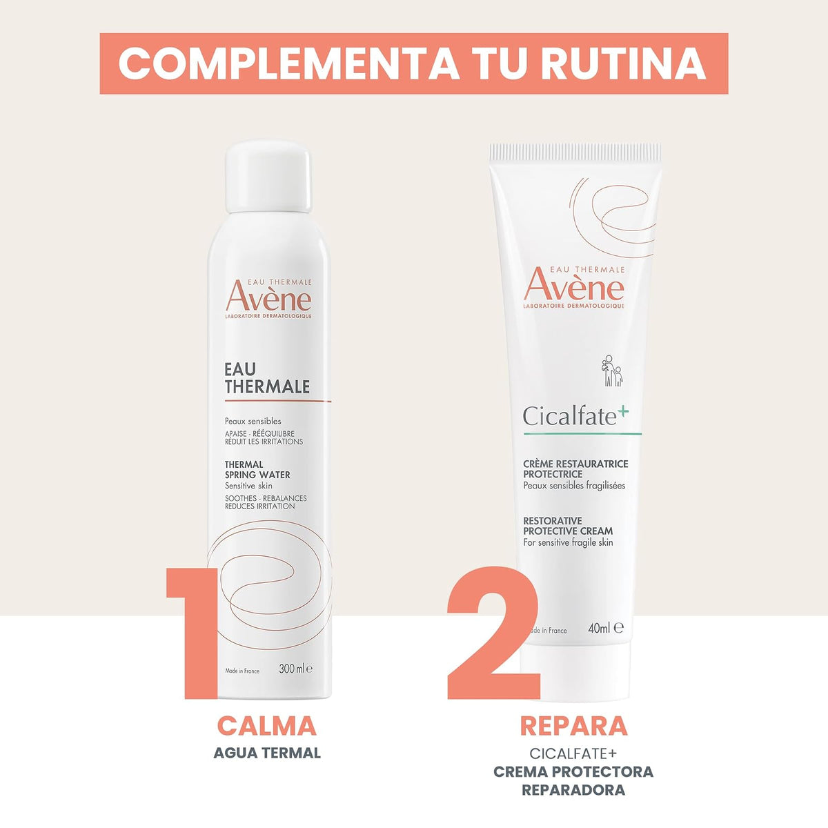 Avene Cicalfate+ Crema Hidratante Reparadora Piel Irritada Agua Termal 40ml