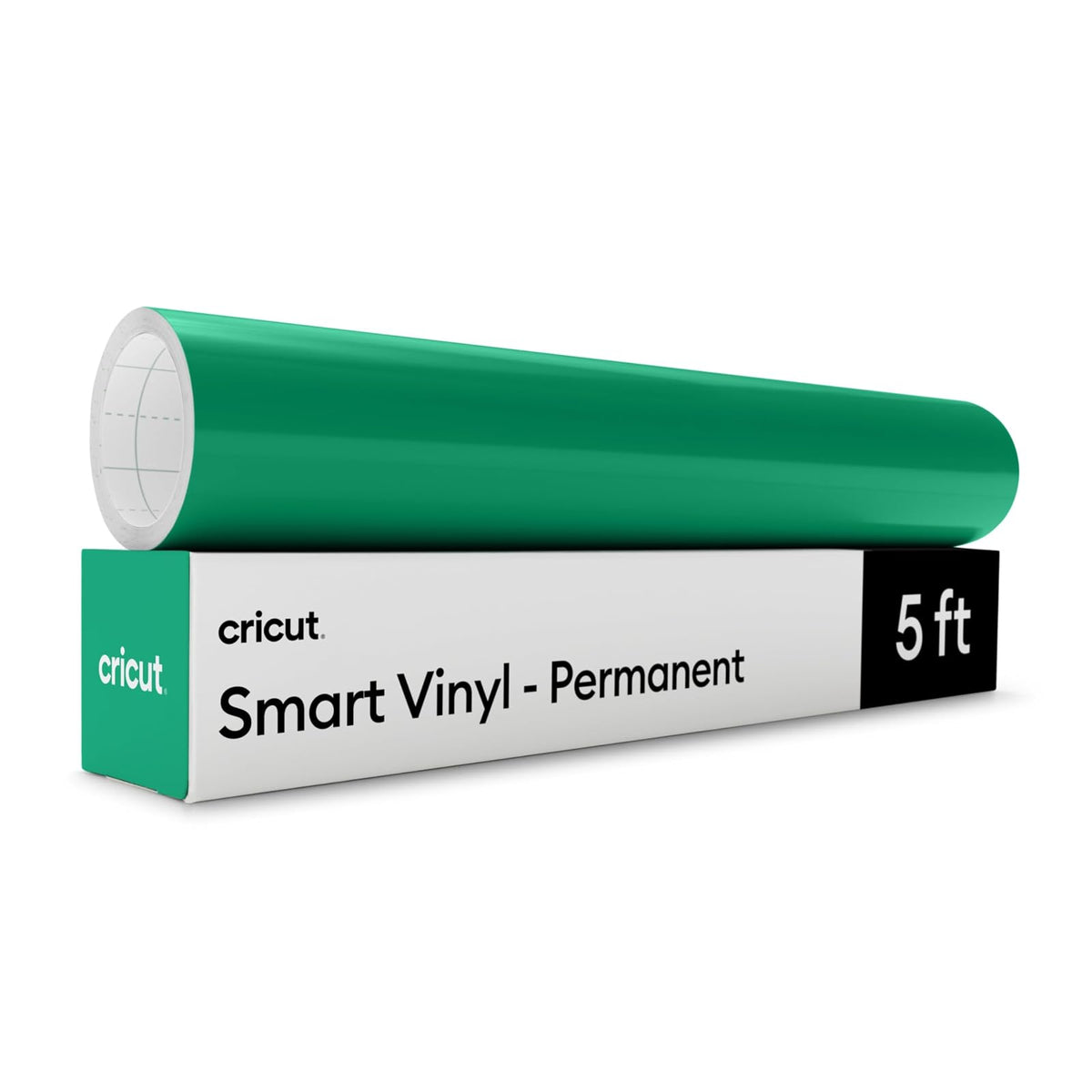 Cricut Vinilo Permanente Smart Vinyl a Granel, Acabado Mate - 13" x 5ft - Verde hierba