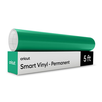 Cricut Vinilo Permanente Smart Vinyl a Granel, Acabado Mate - 13" x 5ft - Verde hierba