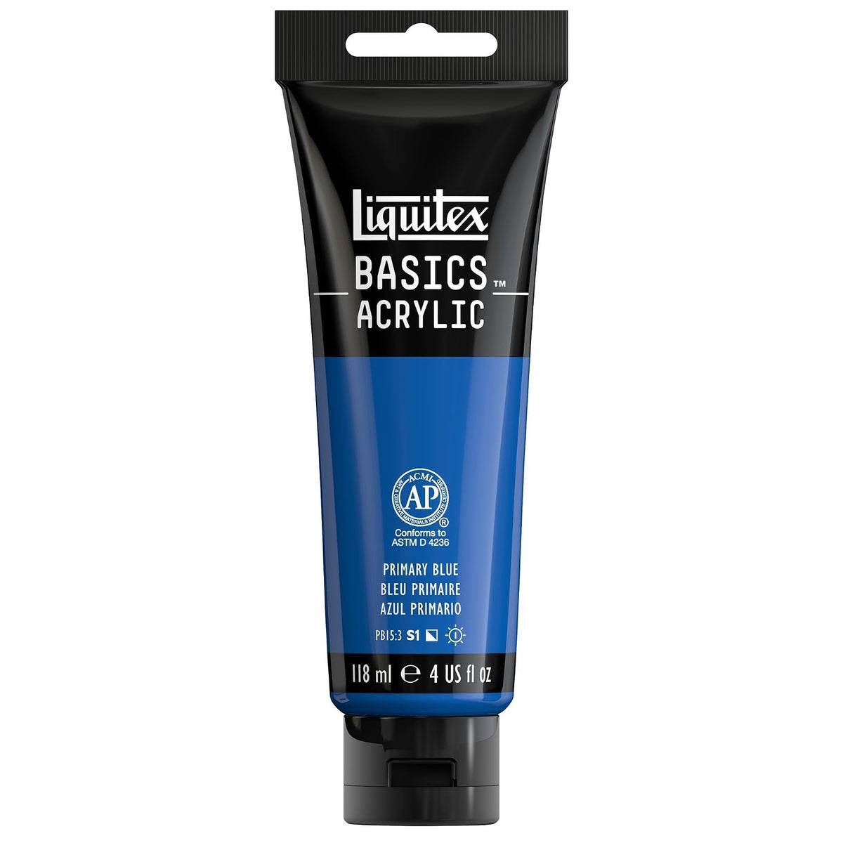 Liquitex Basics Pintura Acrílica, Tubo de 4 oz - Azul - Tubo de 4 oz