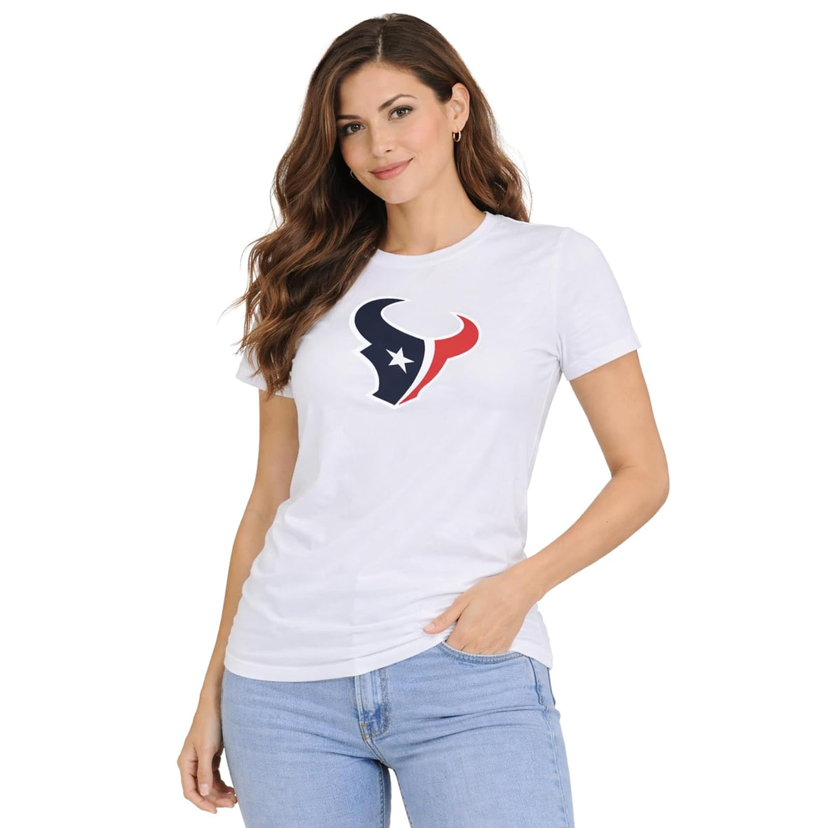 NFL playera de aficionado Houston Texans - CH - Blanco