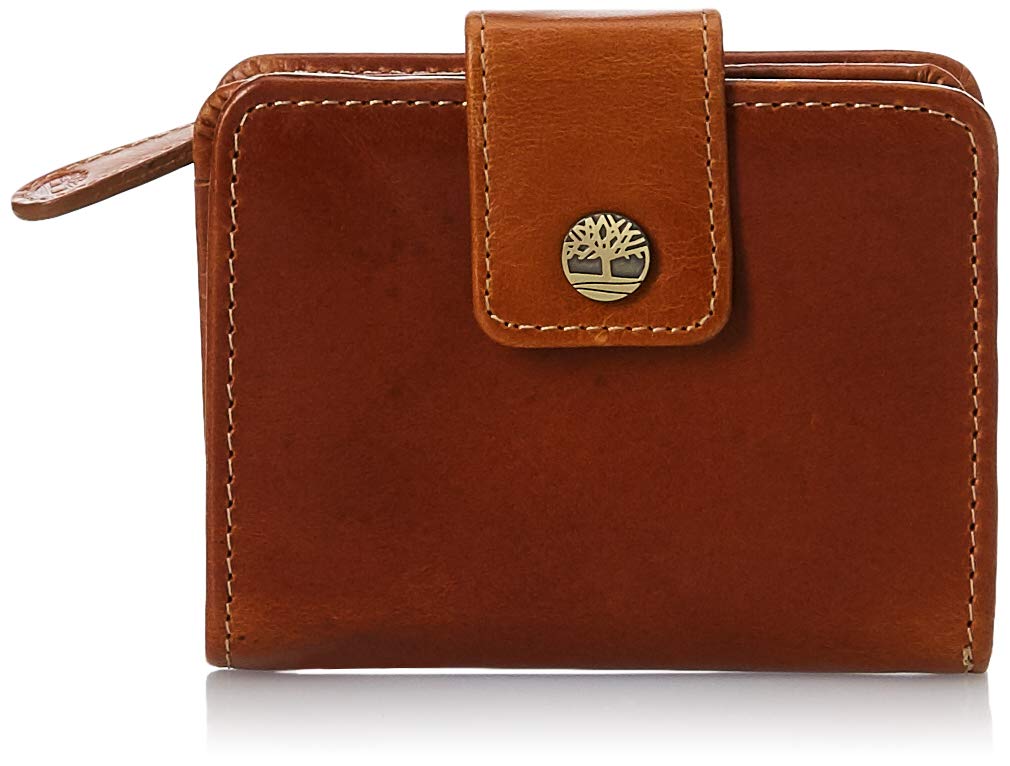 Timberland Cartera de piel para mujer con identificación RFID pequeña